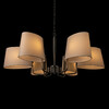 Миниатюра фото подвесная люстра loft it hilton 10527/6 nickel | 220svet.ru