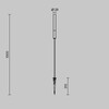 Миниатюра фото ландшафтный светильник maytoni flare o510fl-l3pt3k1 | 220svet.ru