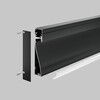 Миниатюра фото комплектующие к светодиодной ленте led strip алюминиевый профиль alm-8018-b-2m | 220svet.ru