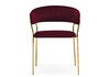Миниатюра фото стул на металлокаркасе woodville kamelia красный 15717 | 220svet.ru