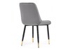 Миниатюра фото стул seda 1 dark gray / gold / black | 220svet.ru