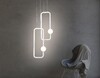 Миниатюра фото подвесной светодиодный светильник ambrella light comfort linetech fl66365 | 220svet.ru