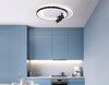 Миниатюра фото настенно-потолочный светодиодный светильник с пультом ду ambrella light comfort fl51392 | 220svet.ru