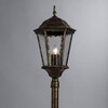 Миниатюра фото уличный светильник arte lamp genova a1206pa-1bn | 220svet.ru
