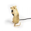 Миниатюра фото настольная лампа mouse lamp sitting gold usb seletti 15231 | 220svet.ru