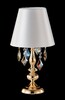 Миниатюра фото настольная лампа crystal lux mercedes lg1 gold/color | 220svet.ru