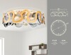 Миниатюра фото потолочный светильник ambrella light traditional tr5328 | 220svet.ru