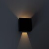 Миниатюра фото уличный настенный светодиодный светильник arte lamp algol a1445al-1bk | 220svet.ru