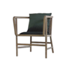 Миниатюра фото полукресло roomers furniture hac6018-oak/viola79 | 220svet.ru