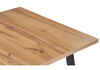 Миниатюра фото стол деревянный woodville колон лофт 120 25 мм дуб вотан / черный матовый 489606 | 220svet.ru