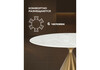 Миниатюра фото керамический стол woodville jaklin 130x73 белый мрамор / сатинированное золото 15902 | 220svet.ru