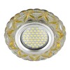 Миниатюра фото встраиваемый светильник fametto luciole dls-l149 gu5.3 glassy/light gold | 220svet.ru