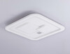 Миниатюра фото настенно-потолочный светодиодный светильник с пультом ду ambrella light acrylica fa7712 | 220svet.ru