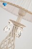 Миниатюра фото настольная лампа eurosvet amelia 10054/1 белый с золотом/прозрачный хрусталь strotskis | 220svet.ru