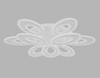 Миниатюра фото потолочная светодиодная люстра с пультом ду ambrella light acrylica original fa8933 | 220svet.ru
