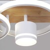 Миниатюра фото потолочный светильник reluce 29560-0.3-2+2 wh+wood | 220svet.ru