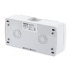 Миниатюра фото розетка двойная эра schuko 2x2p+e 16a 250v с крышкой 5-204-03 б0051061 | 220svet.ru