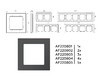 Миниатюра фото рамка 1-постовая ambrella volt alfa techno af220801 | 220svet.ru