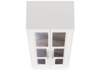 Миниатюра фото шкаф с зеркалом woodville вестра белый шагрень 518138 | 220svet.ru