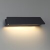 Миниатюра фото уличный светодиодный настенный светильник odeon light hightech 6642/12wl черный | 220svet.ru