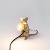 Миниатюра фото настольная лампа mouse lamp gold mac | 220svet.ru