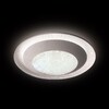 Миниатюра фото потолочный светодиодный светильник ambrella light orbital crystal sand fs1260 wh/sd 48w d500 | 220svet.ru