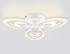 Миниатюра фото потолочная светодиодная люстра с пультом ду ambrella light acrylica fa4545 | 220svet.ru
