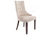 Миниатюра фото стул деревянный elegance dark walnut / fabric cream | 220svet.ru