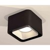 Миниатюра фото комплект накладного светильника ambrella light techno spot xs7833003 sbk/ssl черный песок/серебро песок (c7833, n7703) | 220svet.ru