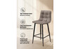 Миниатюра фото барный стул woodville симпл латте / черный 594944 | 220svet.ru
