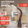 Миниатюра фото настольная лампа эра nled-461-7w-br | 220svet.ru