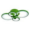 Миниатюра фото потолочная светодиодная люстра iledex ring a001/4 green | 220svet.ru