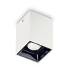 Миниатюра фото потолочный светодиодный светильник ideal lux nitro 10w square bianco | 220svet.ru