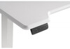 Миниатюра фото компьютерный стол woodville маркос с механизмом подъема белый / шагрень белая 578481 | 220svet.ru