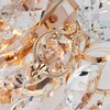 Миниатюра фото бра eurosvet crystal 10081/2 золото/прозрачный хрусталь strotskis | 220svet.ru