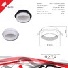 Миниатюра фото встраиваемый светильник reluce technical 53004-9.0-001rld gx53 wt | 220svet.ru