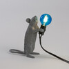 Миниатюра фото настольная лампа mouse lamp grey step | 220svet.ru