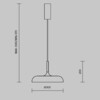 Миниатюра фото подвесной светодиодный светильник maytoni gerhard mod189pl-l12w3k1 | 220svet.ru