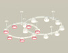 Миниатюра фото потолочный свветильник на шатнге с композитным хрусталем ambrella light diy spot techno ring xr92211210 | 220svet.ru