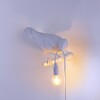 Миниатюра фото настенный светильник bird lamp white looking right | 220svet.ru