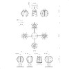 Миниатюра фото потолочная люстра элетех конти 1005405027 | 220svet.ru