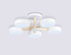 Миниатюра фото потолочная светодиодная люстра на штанге ambrella light comfort fl4825 | 220svet.ru