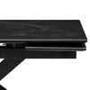 Миниатюра фото керамический стол раскладной woodville бронхольм baolai / черный 588062 | 220svet.ru