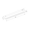 Миниатюра фото трековый магнитный светильник 10w 4000k elektrostandard line magnetic 85528/01 | 220svet.ru
