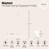 Миниатюра фото подвесной светодиодный светильник maytoni supersymmetry p096pl-l11wk1 | 220svet.ru