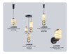 Миниатюра фото подвесной светодиодный светильник ambrella light high light lh11031 | 220svet.ru