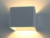 Миниатюра фото настенный светодиодный светильник arte lamp scatola a1423ap-1wh | 220svet.ru