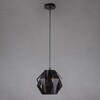 Миниатюра фото подвесной светильник eurosvet moire 50137/1 черный | 220svet.ru
