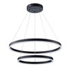 Миниатюра фото подвесная светодиодная люстра arte lamp siren a2548sp-75bk | 220svet.ru