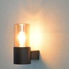 Миниатюра фото уличный настенный светильник arte lamp seginus a6515al-1bk | 220svet.ru